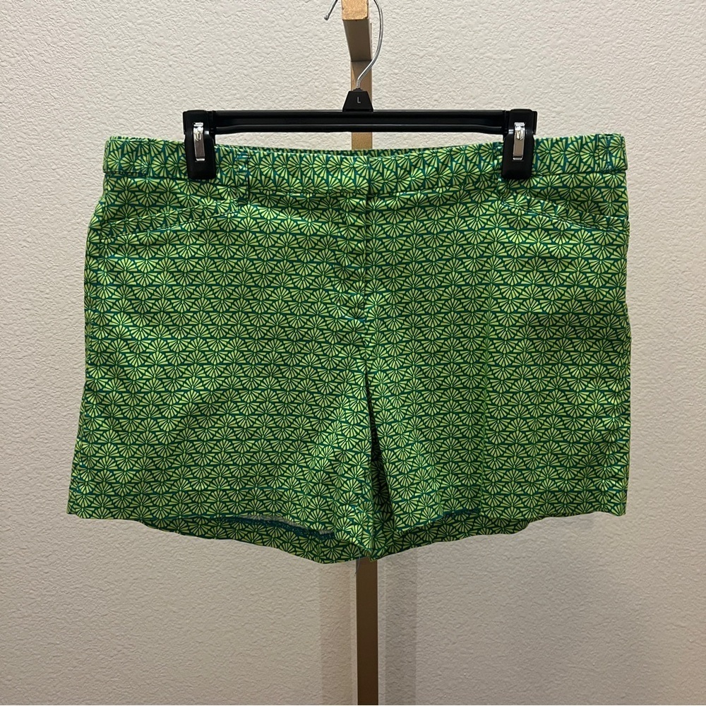 Laundry by Shelli Segal Shorts Blue & Green print size 12